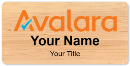 Custom name badges for Avalara