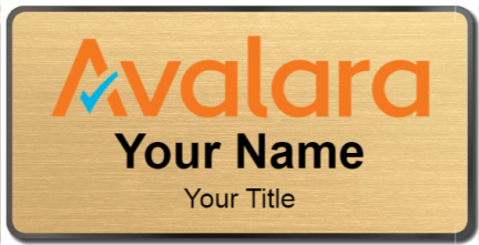 Custom name badges for Avalara