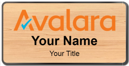 Custom name badges for Avalara