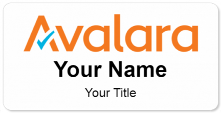 Custom name badges for Avalara