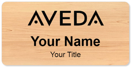 Custom name badges for Aveda