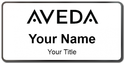 Custom name badges for Aveda