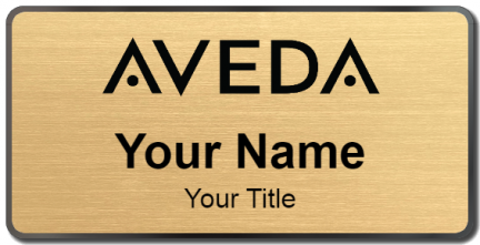 Custom name badges for Aveda