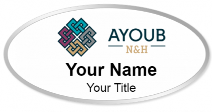 Custom name badges for Ayoub