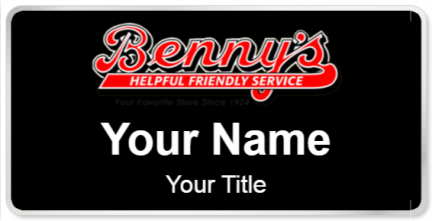 Custom name badges for Bennys