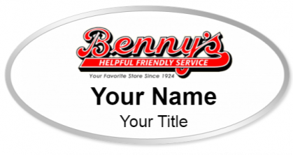Custom name badges for Bennys