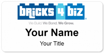 Custom name badges for Bricks 4 Biz