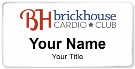 Custom name badges for Brickhouse Cardio Club
