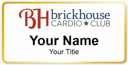Custom name badges for Brickhouse Cardio Club