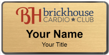 Custom name badges for Brickhouse Cardio Club