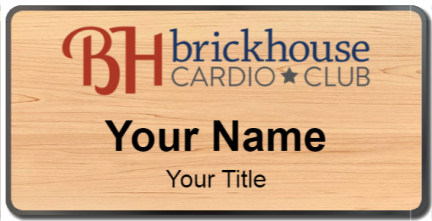 Custom name badges for Brickhouse Cardio Club