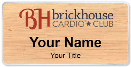 Custom name badges for Brickhouse Cardio Club