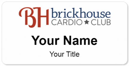 Custom name badges for Brickhouse Cardio Club