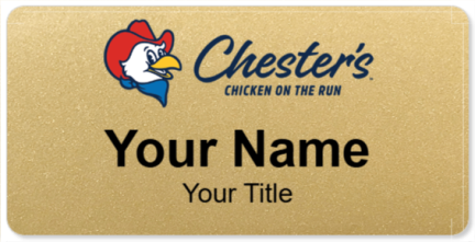 Custom name badges for Chesters Chicken