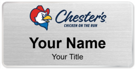 Custom name badges for Chesters Chicken