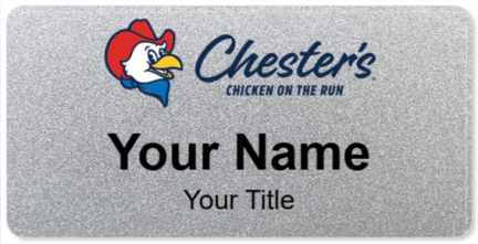 Custom name badges for Chesters Chicken