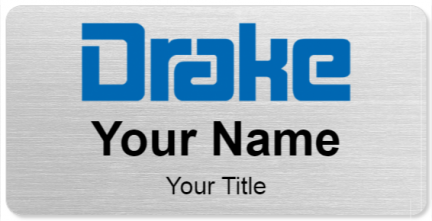 Custom name badges for Drake Precision