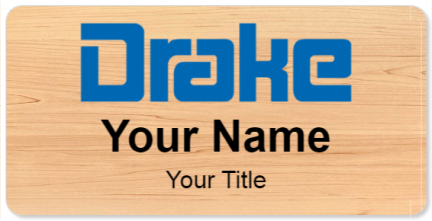 Custom name badges for Drake Precision