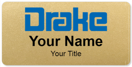 Custom name badges for Drake Precision