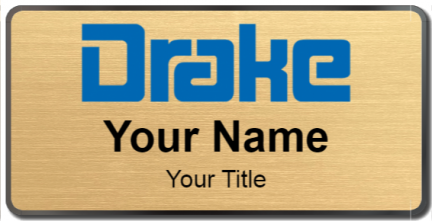 Custom name badges for Drake Precision
