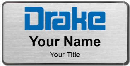 Custom name badges for Drake Precision