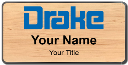 Custom name badges for Drake Precision