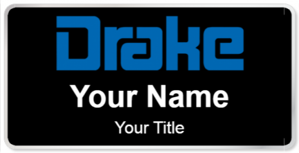 Custom name badges for Drake Precision