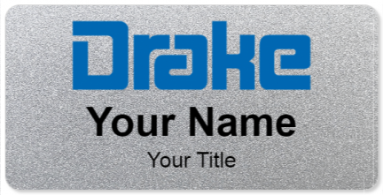 Custom name badges for Drake Precision