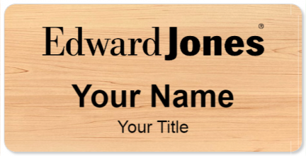 Custom name badges for Edward Jones
