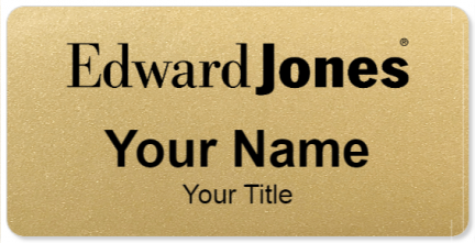 Custom name badges for Edward Jones