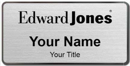 Custom name badges for Edward Jones