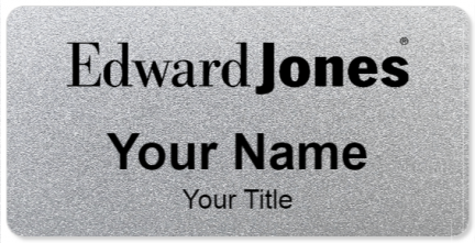 Custom name badges for Edward Jones