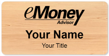 Custom name badges for eMoney Advisor