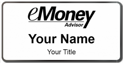 Custom name badges for eMoney Advisor