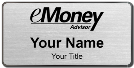 Custom name badges for eMoney Advisor