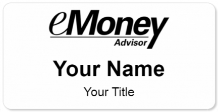 Custom name badges for eMoney Advisor