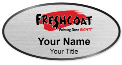 Custom name badges for Freshcoat Painting