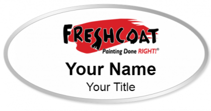 Custom name badges for Freshcoat Painting