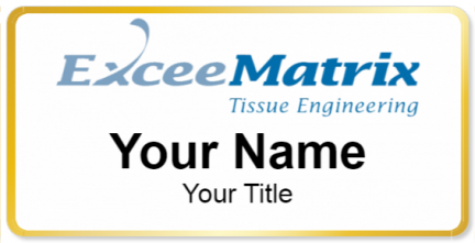 Custom name badges for Excee Matrix