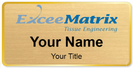 Custom name badges for Excee Matrix