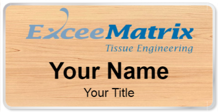 Custom name badges for Excee Matrix