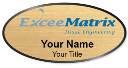 Custom name badges for Excee Matrix