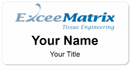 Custom name badges for Excee Matrix