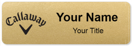 Custom name badges for Callaway