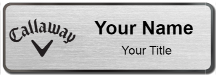 Custom name badges for Callaway
