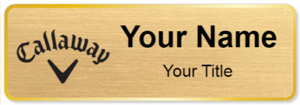 Custom name badges for Callaway