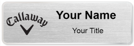 Custom name badges for Callaway