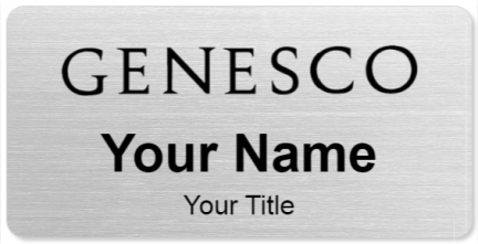 Custom name badges for Genesco