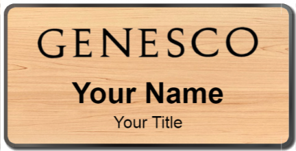 Custom name badges for Genesco
