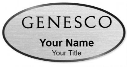 Custom name badges for Genesco